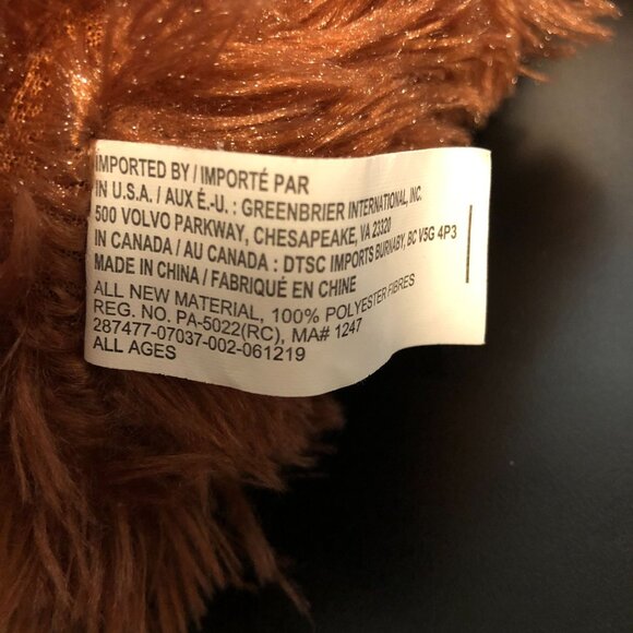 Tiger/ Bear Combo Greenbrier Teddy Bear/National Prize Tiger - Picture 7 of 8